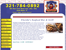 Tablet Screenshot of floridas-seafood.com